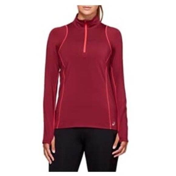 ASICS Women's THERMOPOLIS Half Zip Running Clothes - Picture 1 of 5